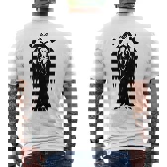 Creepy Horror Ghost Heart Hands Happy Halloween Men's T-shirt Back Print | Seseable FR