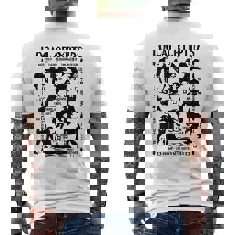 Cryptid Bigfoot Loch Ness Monster Mothman Local Cryptids Men's T-shirt Back Print | Mazezy