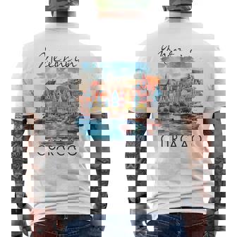 Curacao Caribbean Islands Travel Trip Meet Me In Curacao Men's T-shirt Back Print | Mazezy