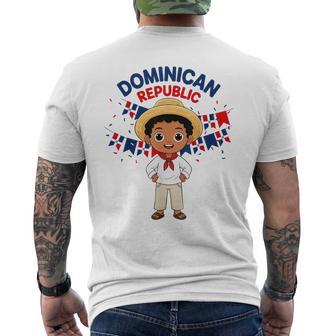 Dominican Republic Dominican Boy Traditional Outfit Wear Men's T-shirt Back Print - Thegiftio UK