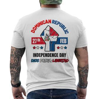 Dominican Republic Independence Day Republica Dominicana Men's T-shirt Back Print | Mazezy