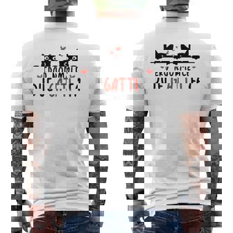 Donna Maglia Gatto Divertente Ero Normale Due Gatti Fa T-shirt da uomo con stampa posteriore - Novitaregali