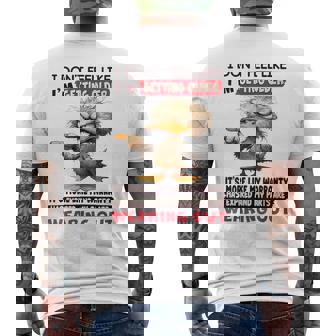 I Don't Feel Like I'm Getting Older It's More Like Warranty Men's T-shirt Back Print - Monsterry