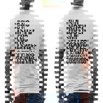 Dos No Discuteni Uno Desaparece Cita Divertida De Humor Camiseta Hombre Estampado Espalda - Regaloses