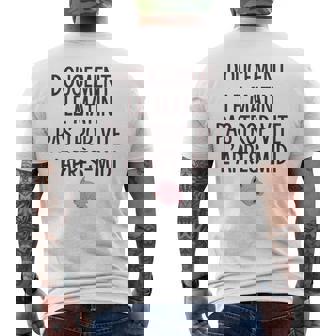 Doucement Le Matin Pas Tropite L’Après-Midi Humour Flemme T-shirt imprimé au dos - Cadeauxyz