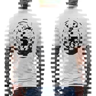 Drapeau Camouflage Chasse Cerf Orange Drapeau Camouflage Chasse Cerf Orange T-shirt imprimé au dos - Cadeauxyz