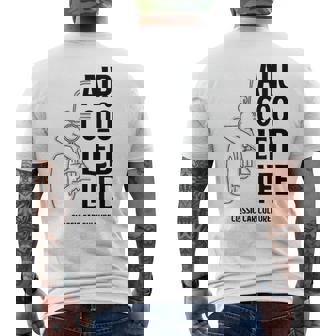 Dune Beach Buggy Air Cooled Vdub Classic Car Men's Back Print T-Shirt | Mazezy