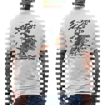 Easy Tiger Retro Cowboy Western Graphic Men's T-shirt Back Print - Thegiftio