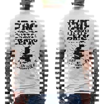 El Piano Es El Arte De Crearentimientos Con Teclas Pianista Camiseta Hombre Estampado Espalda - Regaloses