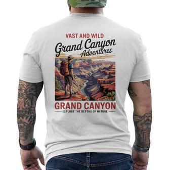 Escena Patriótica Deenderismo Al Atardecer Del Gran Cañón Grca Camiseta Hombre Estampado Espalda - Regaloses
