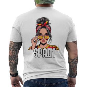 Español Chica España Chicas España Fem Camiseta Hombre Estampado Espalda - Regaloses
