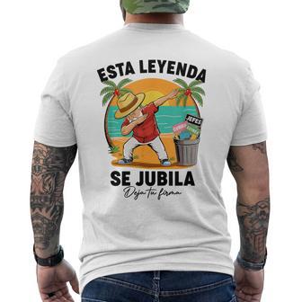 Esta Leyendae Jubila Jubilación Firma Dia Del Padre Hombre Camiseta Hombre Estampado Espalda - Regaloses