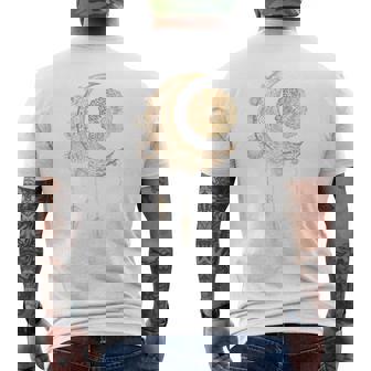 Etoiles Astrologie Objets Céleste Bohème Croissant De Lune T-shirt imprimé au dos - Cadeauxyz