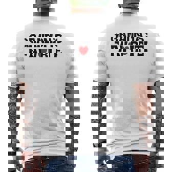 Famiglia Carina Preferita Della Nonna Per Nipote Nipote T-shirt da uomo con stampa posteriore - Novitaregali