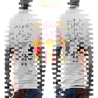 Feliz Dia De Los Reyes Magos Linda Epifanía Latina 3 Reyes Magos Camiseta Hombre Estampado Espalda - Regaloses