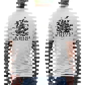 The Female Gaze Greek Goddess Snake Feminist Men's T-shirt Back Print | Mazezy