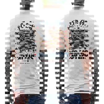 Flag And Stars 250 Years 1776-2026 250Th Birthday Men's T-shirt Back Print - Monsterry