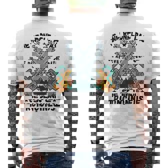 Forestier Humour Bûcheron Tronçonneuse T-shirt imprimé au dos - Cadeauxyz