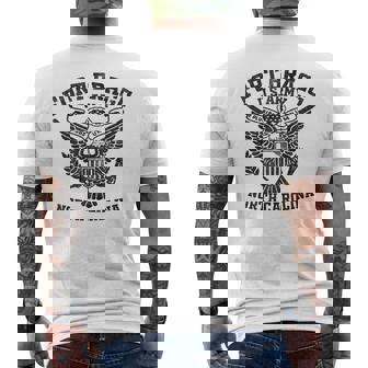 Fort Bragg Us Military Base North Carolina Nc Ft Bragg Men's T-shirt Back Print | Mazezy