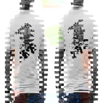 Frankenstein Fists Soccer Men's T-shirt Back Print - Thegiftio