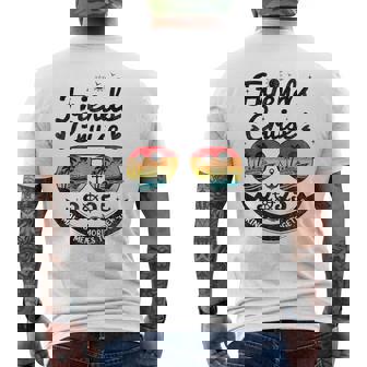 Friends Cruise 2025 Beach Vacation Vintage Cruise 2025 Group Men's T-shirt Back Print - Monsterry