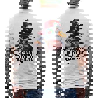 Duck Hunting Mallard Duck Call Me Men's T-shirt Back Print - Thegiftio