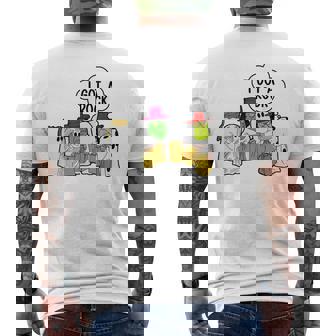 Halloween Ghost Squad I Got A Rock Men's T-shirt Back Print - Thegiftio