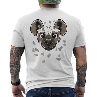 Hyena Costume Hyena Face Costume Men's T-shirt Back Print - Thegiftio UK