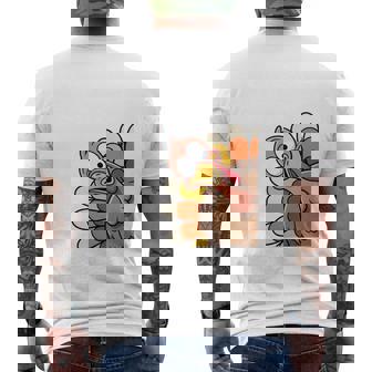 Turkey Moo Thanksgiving Humor Holiday Men's T-shirt Back Print | Seseable CA