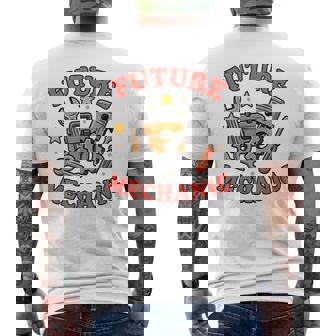 Future Mechanic Junior Garage Builder Tool Lover Kids Career Men's Back Print T-Shirt | Mazezy