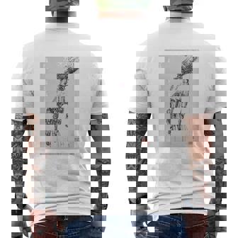 Futuristic Cyberpunk Hand Japanese Streetwear Aesthetic Men's T-shirt Back Print | Mazezy