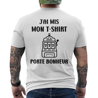 Gagnant Chance Humour Jeux Casino Porte Bonheur T-shirt imprimé au dos - Cadeauxyz