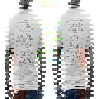 Geeky Neural Networks動物園コンピュータプログラマー教師オタク メンズTシャツ バックプリント - Kawaiitshirt