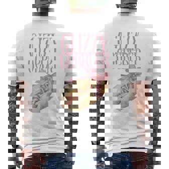 Glizzy Gobbler Coquette Adult Unhinged Humor Men's T-shirt Back Print | Mazezy