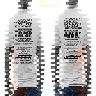 Good Still Exist He Was Born In January Birthday Men's T-shirt Back Print - Monsterry