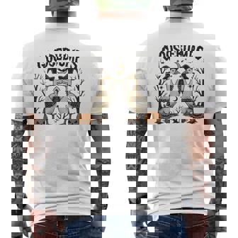 Goose Bumps Goosebumps Goose Fist Bump Halloween Men's T-shirt Back Print - Monsterry