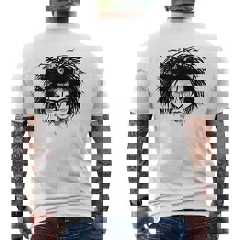 Goth Punk Siouxsie Razor Blade Industrial Rock T-Shirt Men's Back Print T-Shirt | Mazezy