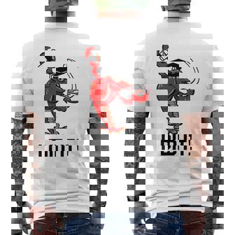 Graduation Cap Diploma Crawfish I Did It Graduate Men's Back Print T-Shirt | Mazezy