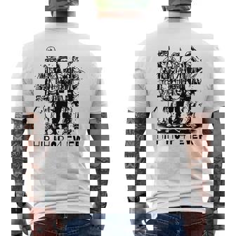 Graffiti Old-School Rap Pensioners Men's Back Print T-Shirt | Mazezy