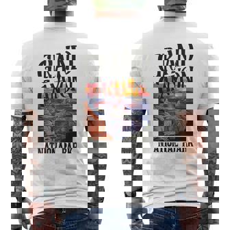 Grand Canyon National Park Classic Travel Hiking Camping Men's T-shirt Back Print - Monsterry