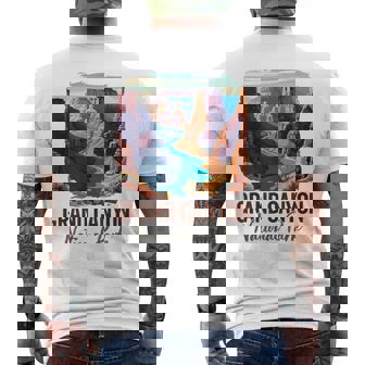 Grand Canyon National Park Hiking Souvenir Adventure Outdoor Men's Back Print T-Shirt | Mazezy