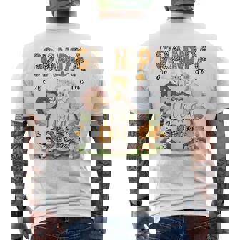 Grandpa Of The Wild One 1St Birthday Boy Safari Lover Men's T-shirt Back Print | Seseable FR