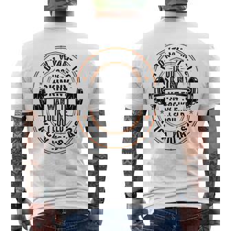 Gym & Workout I Dont Want To Look Skinny Men's T-shirt Back Print - Thegiftio