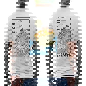 Happy Cats Ramen Bol Japonais Pour Enfants Motifagues T-shirt imprimé au dos - Cadeauxyz