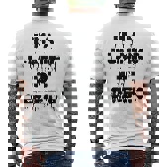 Happy Halloween I’M A Flaming Hot Cheeto Spooky Costume Men's T-shirt Back Print | Mazezy