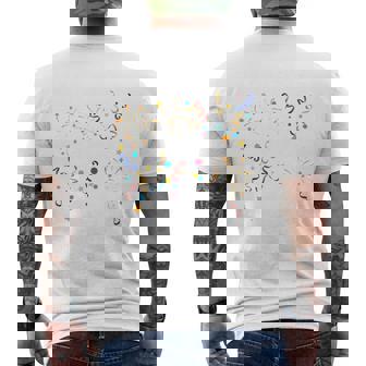 Happy New Year Party Matching Family Men's T-shirt Back Print | Mazezy