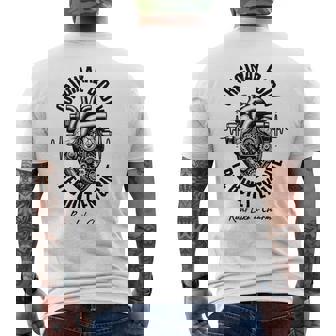 Heart Surgery Original Body Rebuilt Engine Runs Like A Charm Men's T-shirt Back Print - Monsterry