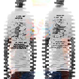 Ho Bisogno Di Tempo Per Ripristinare I Miei Neurotrasmettitori Neuroneynapse T-shirt da uomo con stampa posteriore - Novitaregali