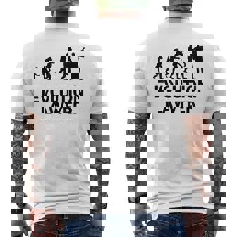 Homme Avocat Avocat Robe Evolution Avocat T-shirt imprimé au dos - Cadeauxyz