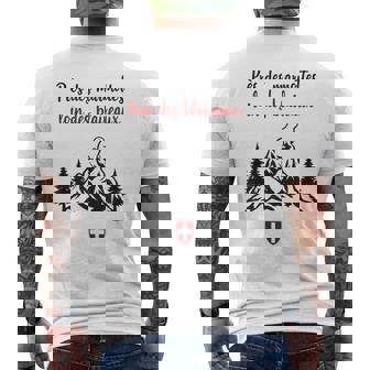 Humour Montagne Marmotte Drôle Cadeau Randonnée Alpesavoie T-shirt imprimé au dos - Cadeauxyz